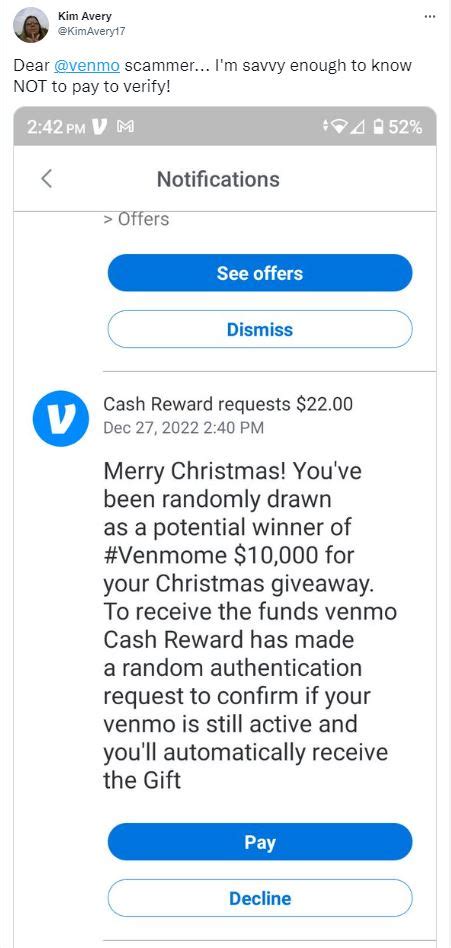 venmo fraud.